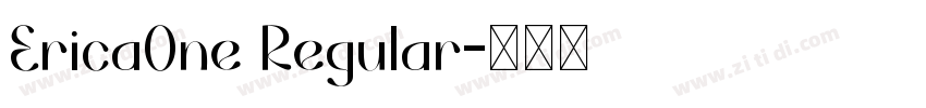 EricaOne Regular字体转换
